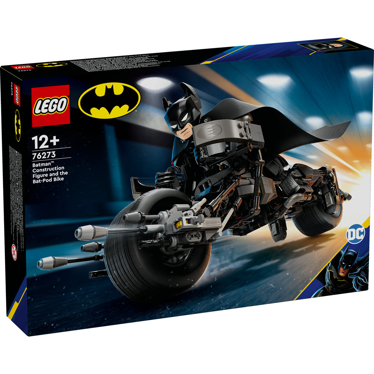 Set LEGO Super Heroes - Figurina de constructie Batman™ si motocicleta Bat-Pod (76273) - 2 | YEO