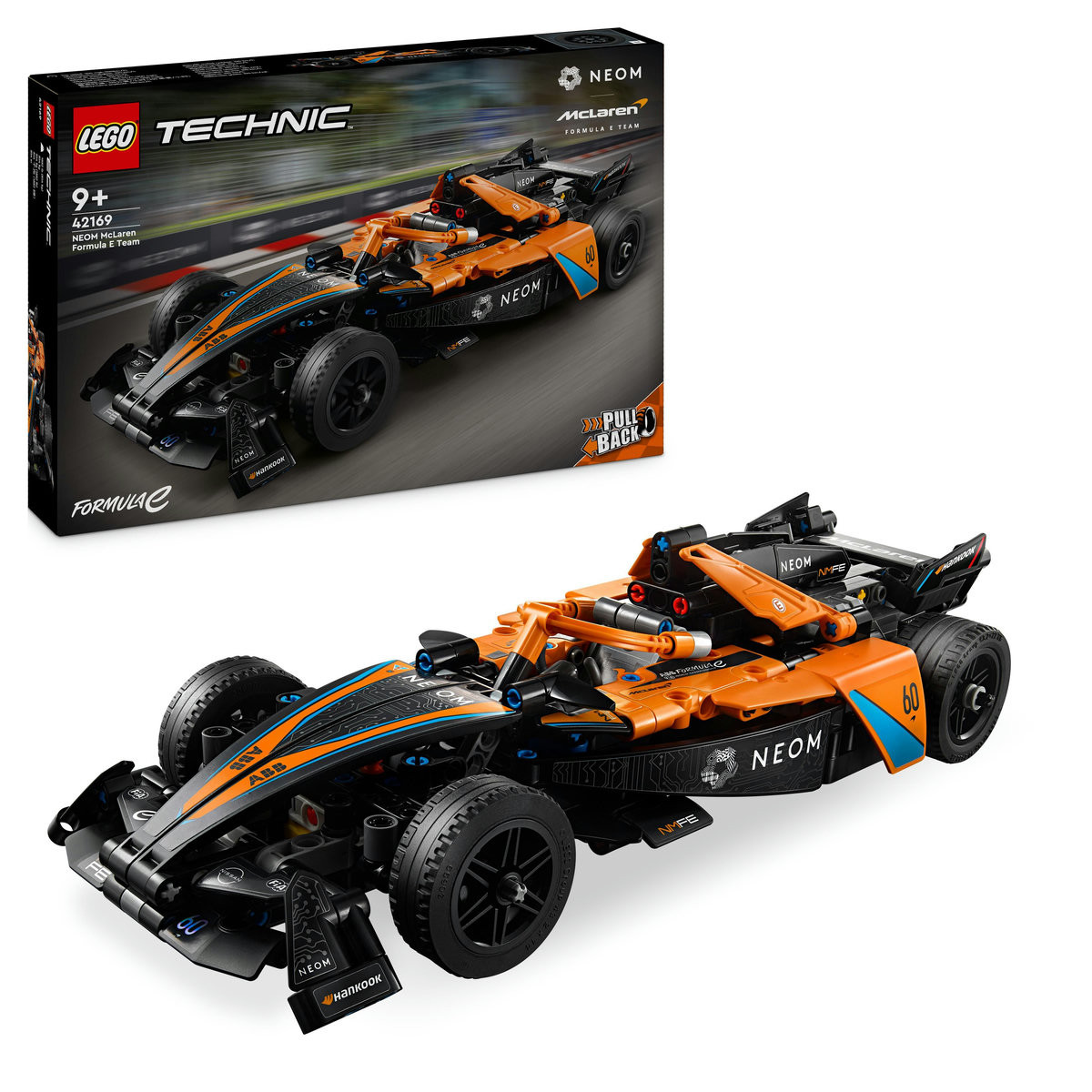 Set LEGO Technic - Masina de cursa NEOM McLaren Formula E (42169)