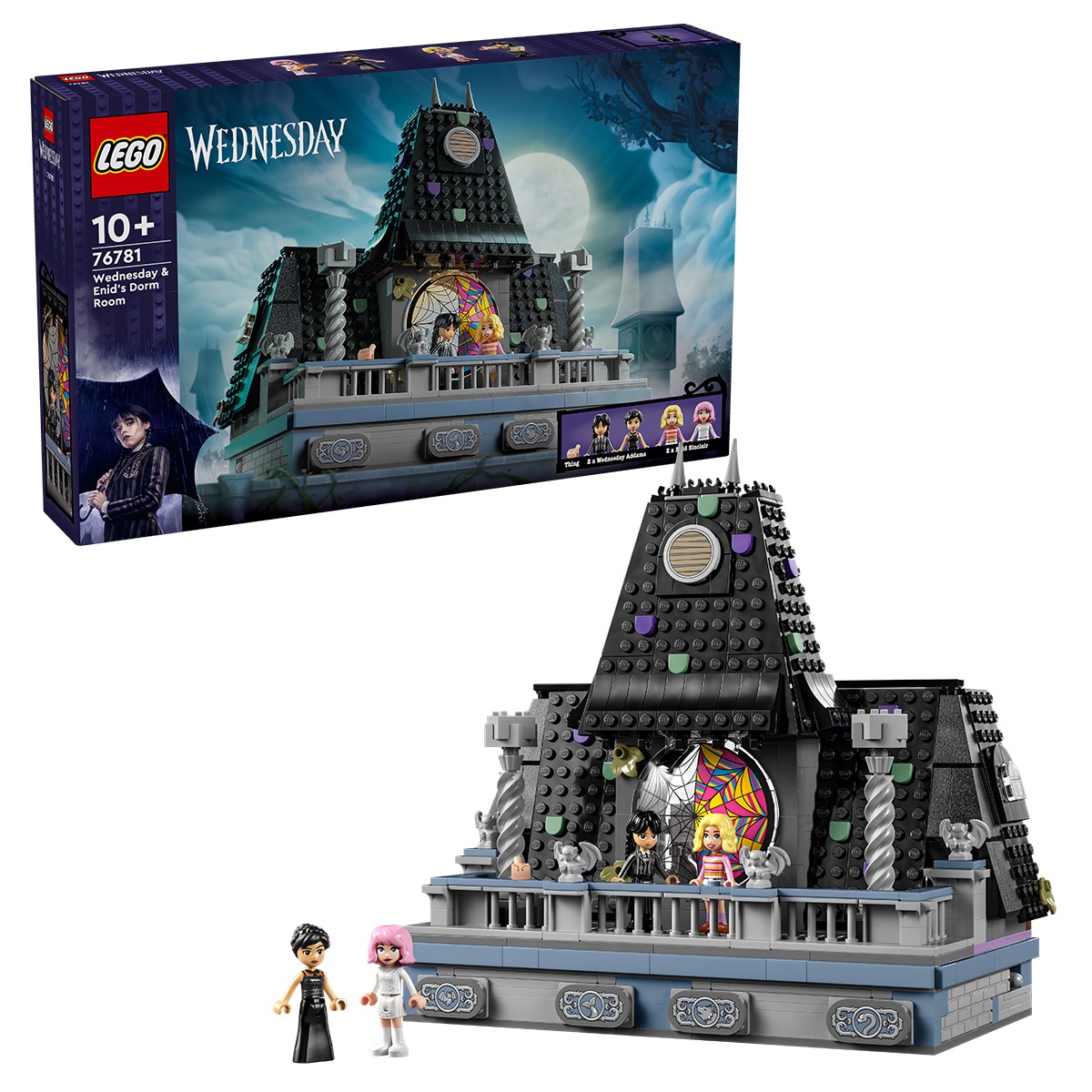 Set LEGO Wednesday - Dormitorul lui Wednesday si al lui Enid (76781)