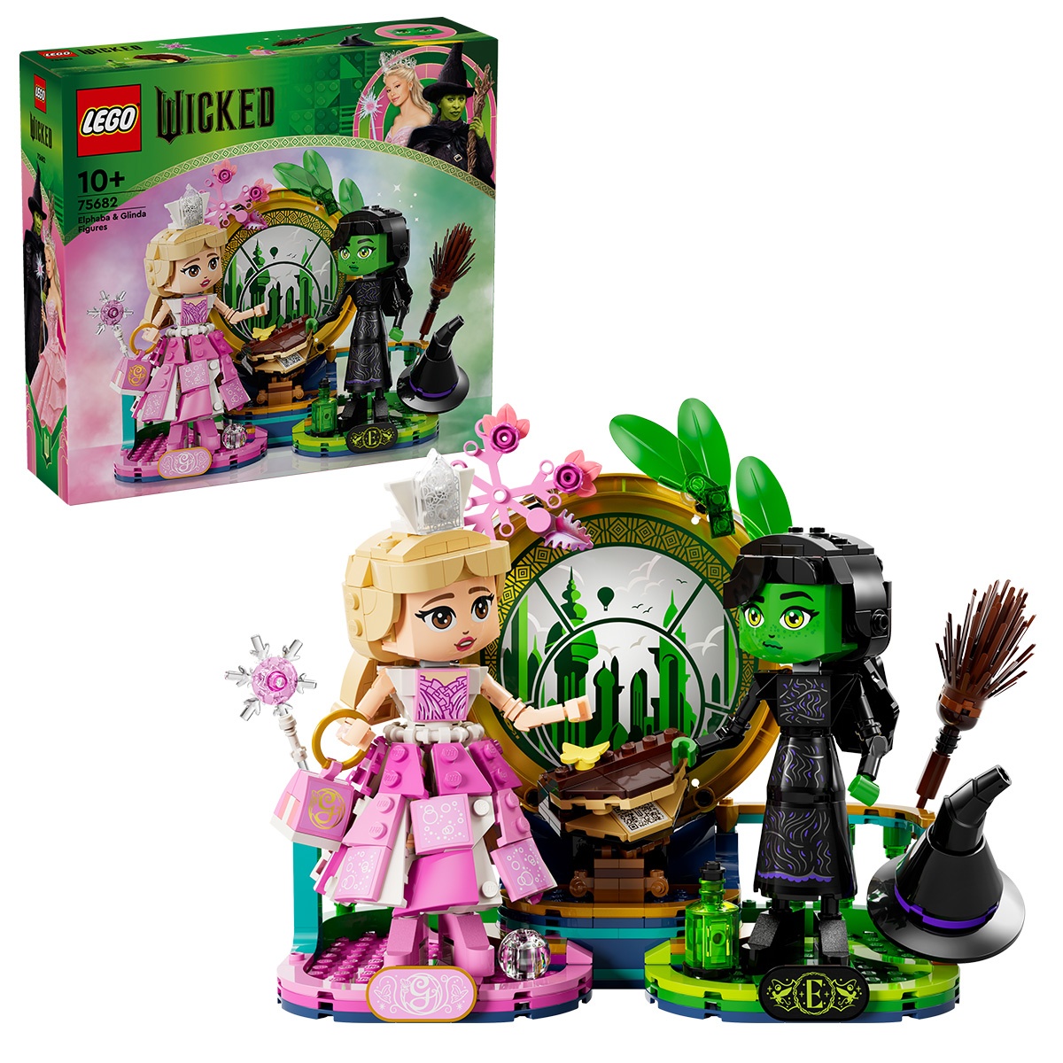 Set LEGO Wicked - Figurinele Elphaba si Glinda (75682)