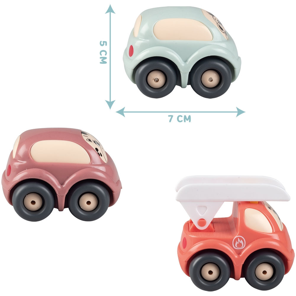 Set vehicule Smoby cu 3 masinute - 1 | YEO