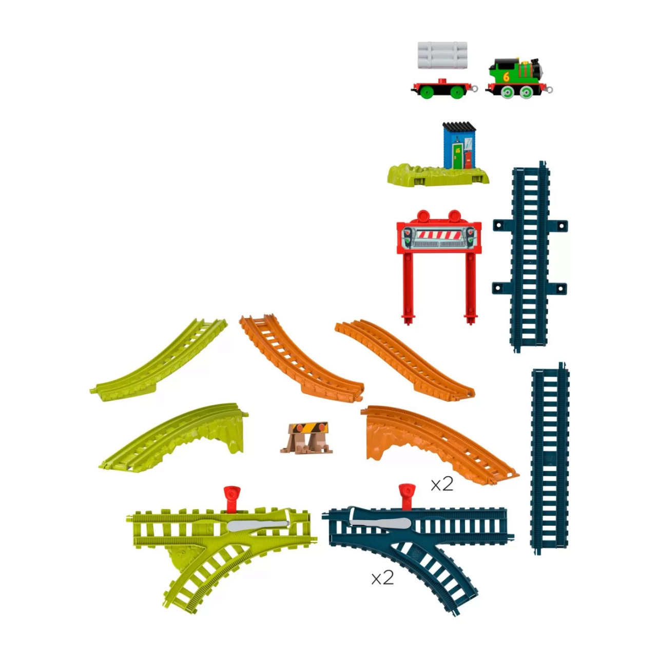 Thomas Set De Joaca Cu Locomotiva Push Along Percy Si Accesorii - 3 | YEO