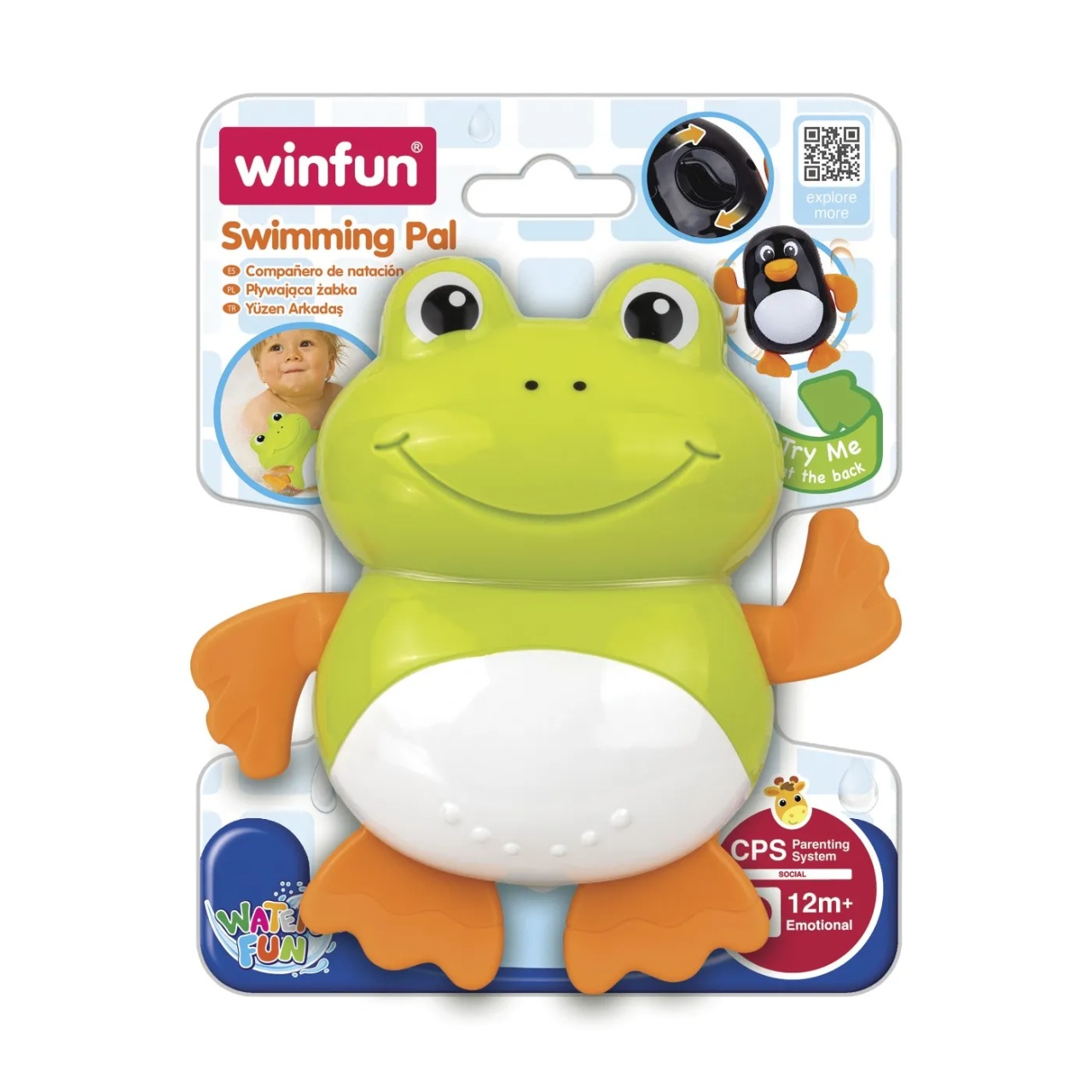 Winfun Jucarie De Baie Broscuta Inotatoare
