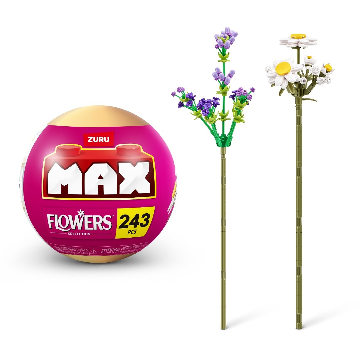 Zuru Max - Set de constructie, Flori de gradina, diverse modele - 3 | YEO