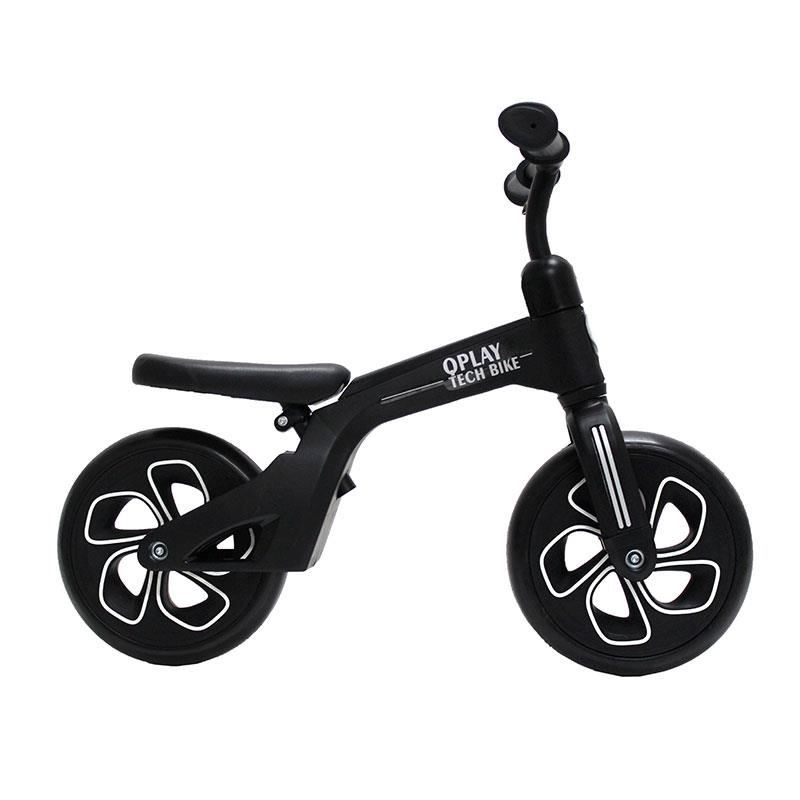 Balance bike Qplay Tech Negru - 2 | YEO