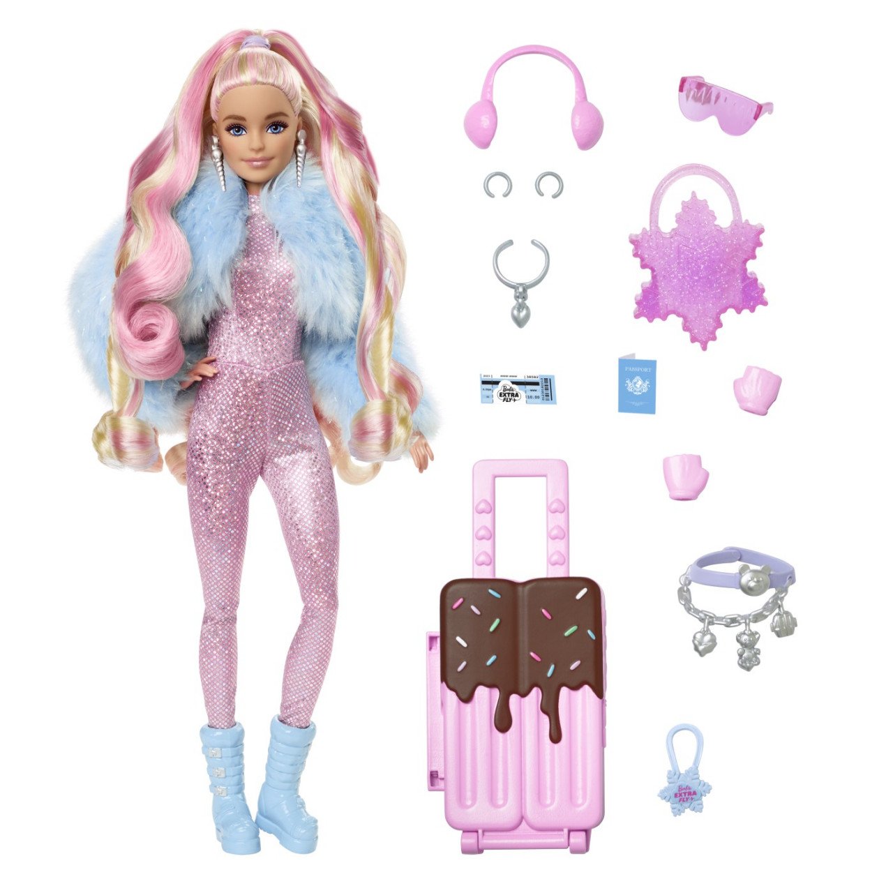 Barbie Extra Fly Papusa Barbie Blonda La Munte - 1 | YEO