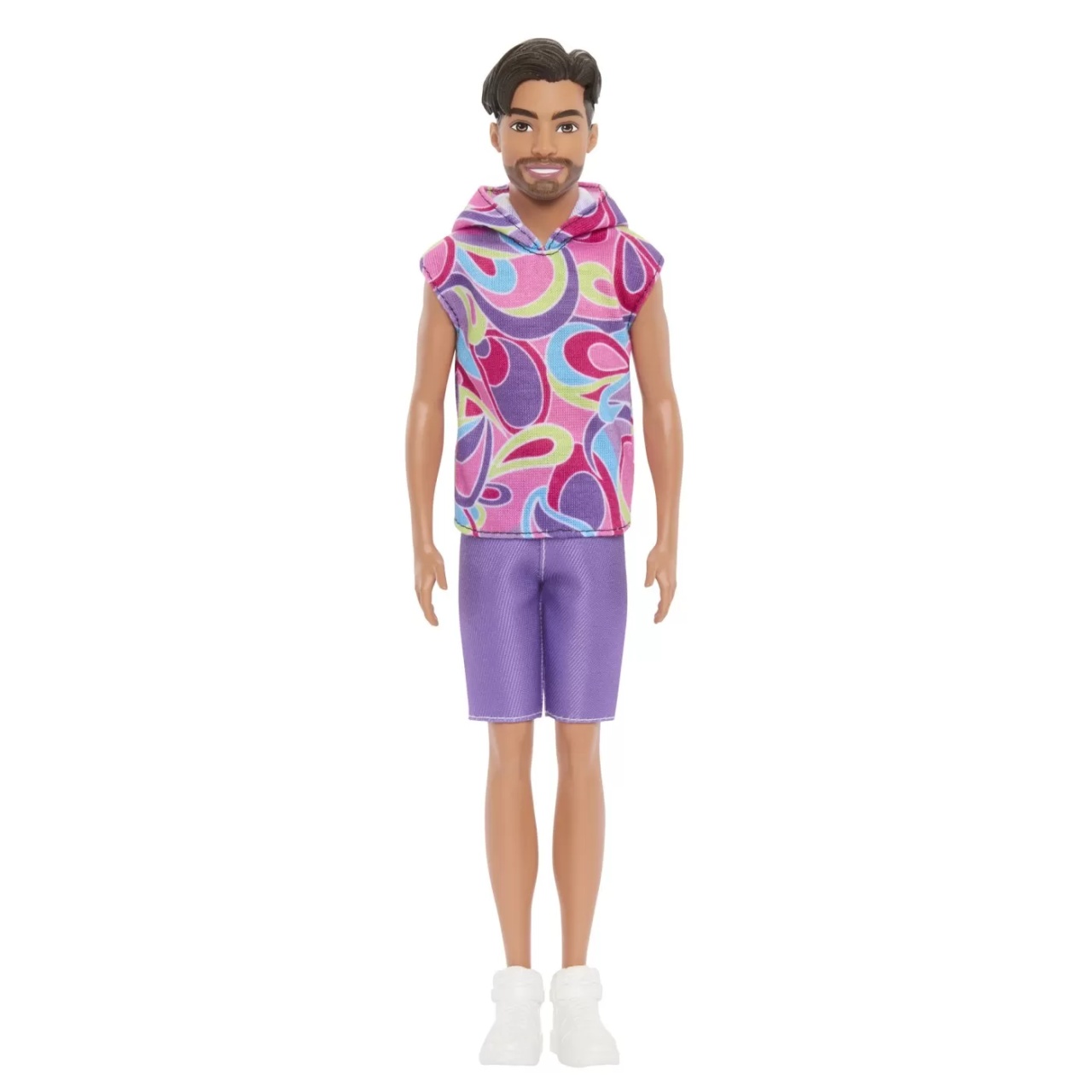 Barbie Papusa Baiat Fashionistas Brunet Cu Barba Si Tricou Cu Gluga - 1 | YEO