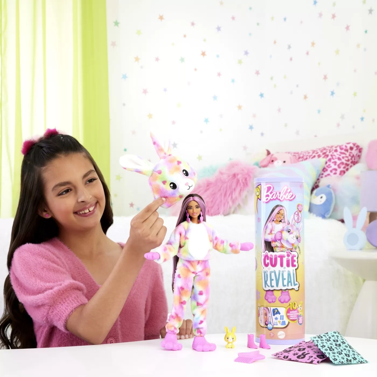 Barbie Papusa Barbie Cutie Reveal Iepuras - 2 | YEO