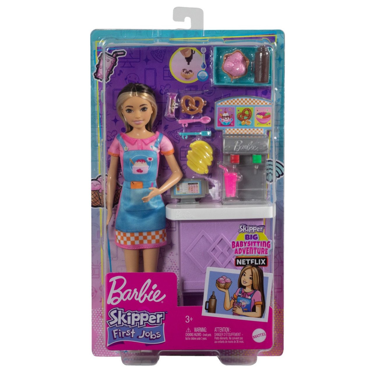 Barbie Papusa Skipper First Jobs Snack Bar - 1 | YEO