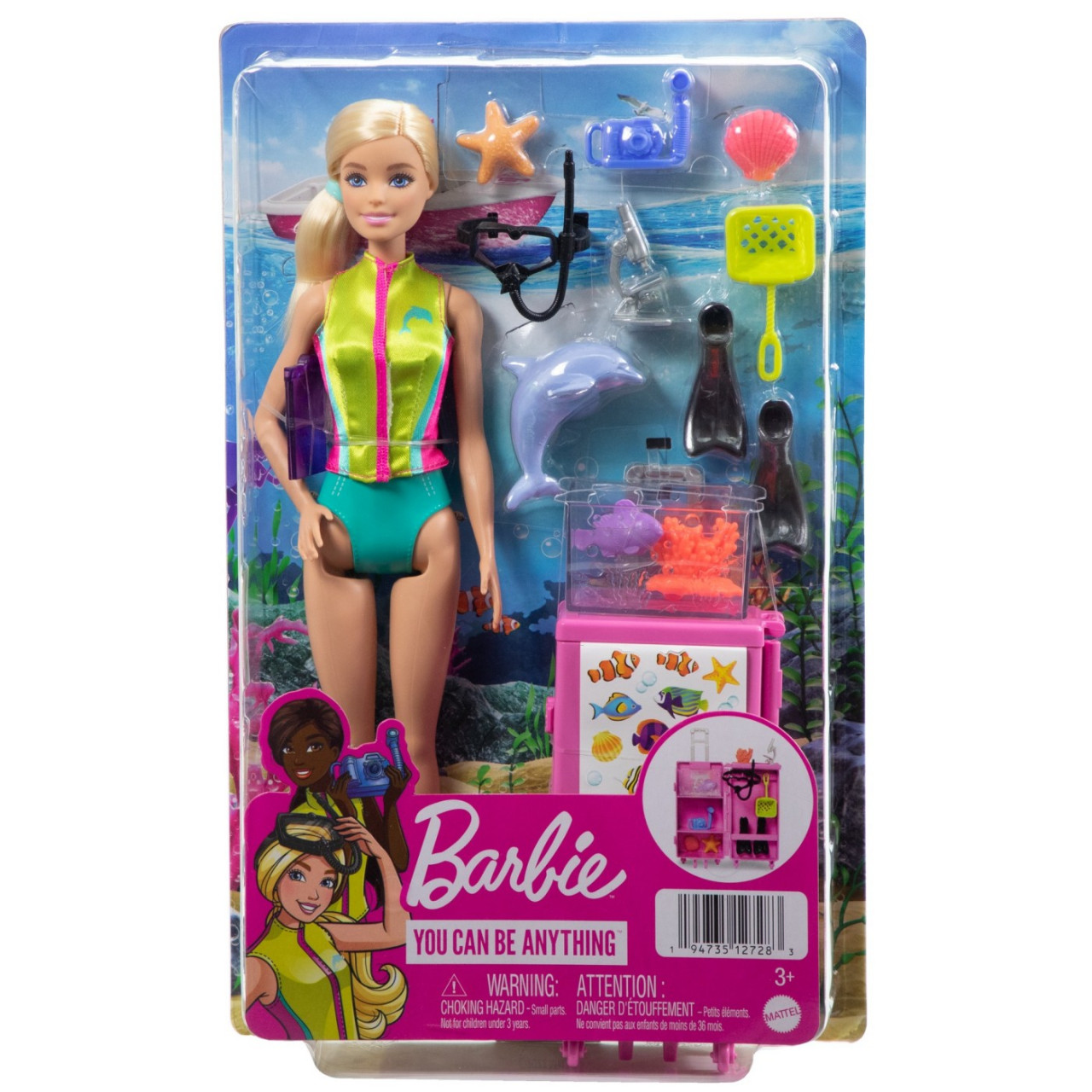 Barbie You Can Be Anything Papusa Biologist Marin - 1 | YEO