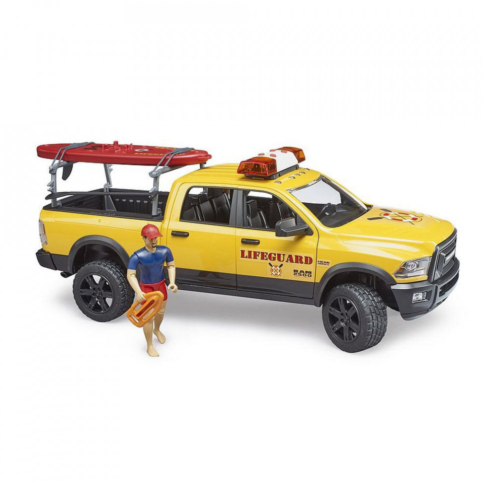 Bruder - Masina Lifeguard Ram 2500 Cu Figurina Si Caiac - 2 | YEO