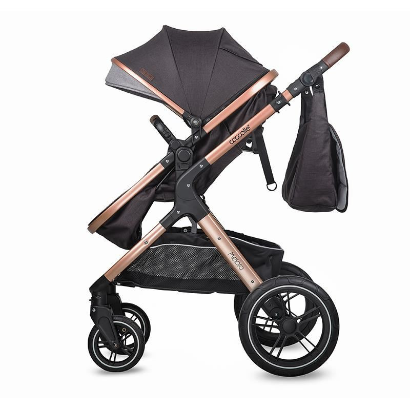 Carucior transformabil 3in1 Coccolle Melora Diamond black - 3 | YEO