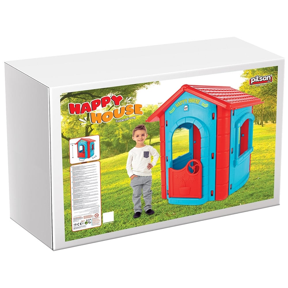 Casuta pentru copii Pilsan Happy House blue - 2 | YEO