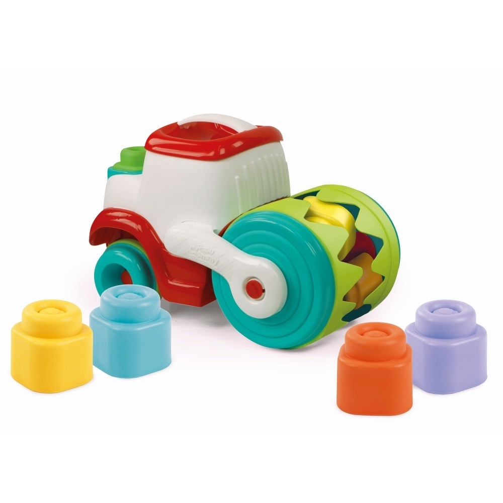 Clementoni - Jucarie educationala Soft Clemmy compactor de cuburi pentru dezvoltarea senzoriala si motorie a copiilor - 3 | YEO