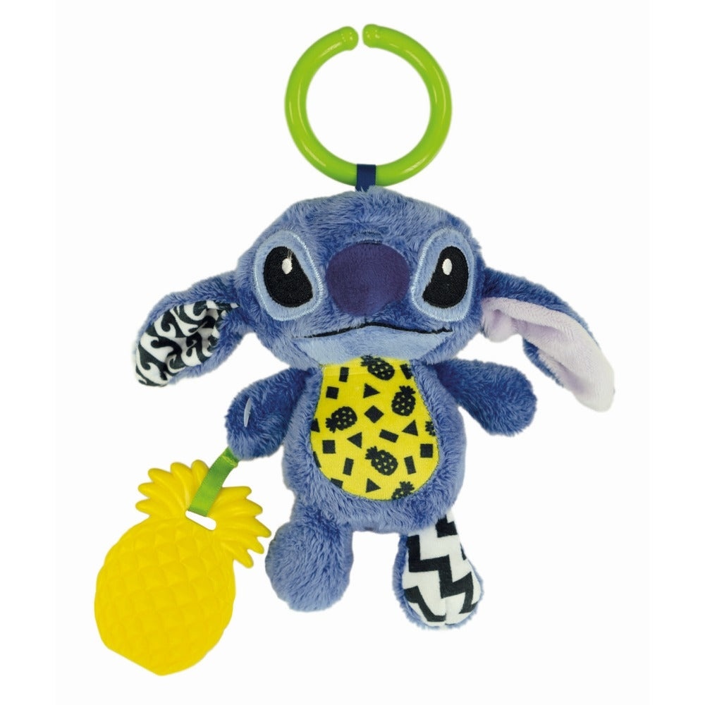Clementoni - Jucarie senzoriala plus Disney Stitch cu zornaitoare pentru dezvoltarea simturilor - 1 | YEO
