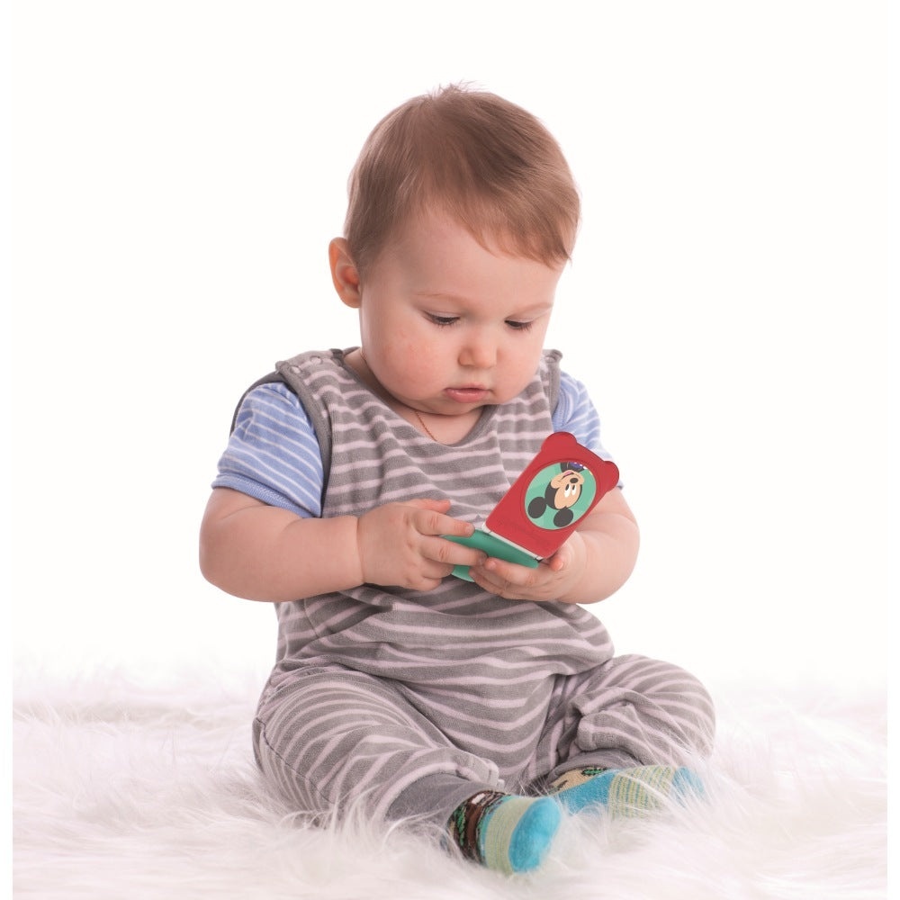 Clementoni - Telefon flip Mickey Mouse care dezvolta abilitatile motorii fine si simtul tactil - 3 | YEO