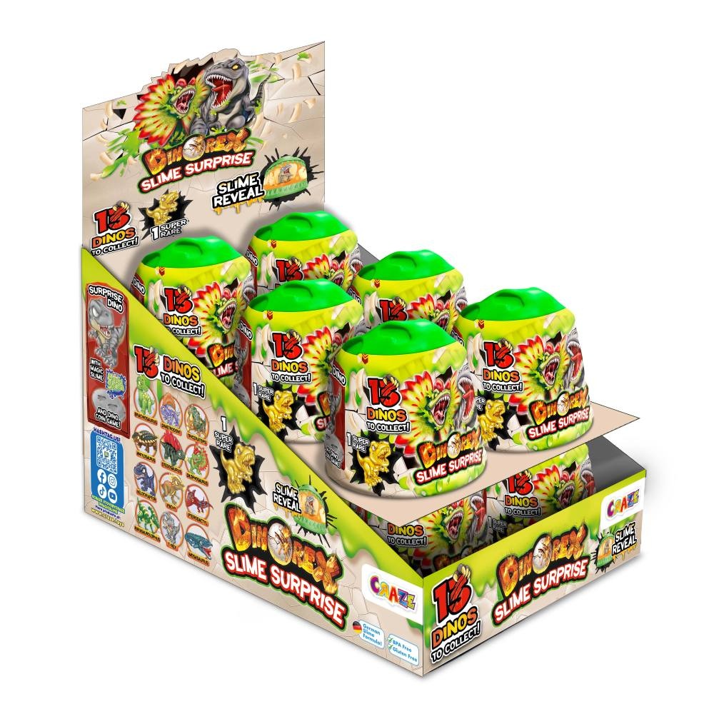 Craze - Capsula Slime magic cu surpriza figurina dinozaur - 3 | YEO
