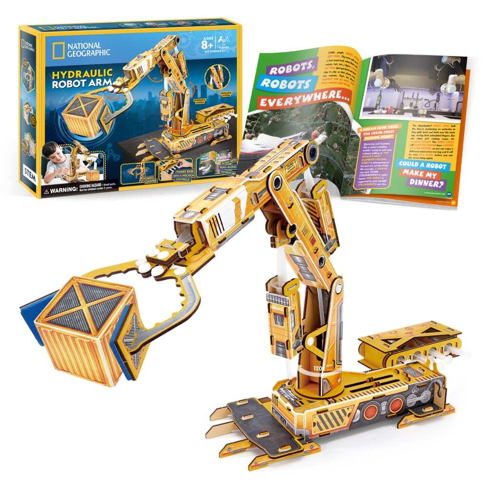 Cubic Fun - Puzzle 3D brat robotic hidraulic 185 piese