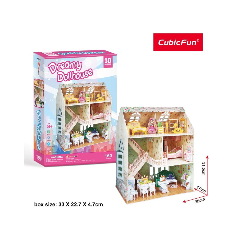 Cubic Fun - Puzzle 3D Casa Viselor 160 Piese - 2 | YEO