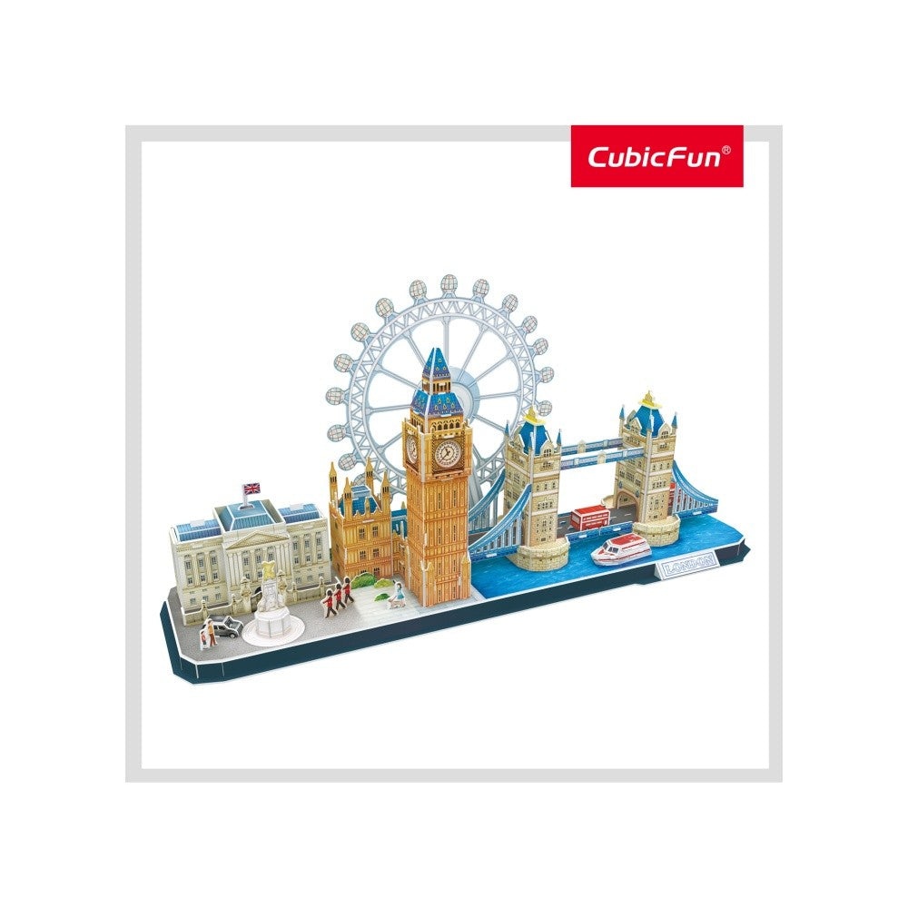 Cubic Fun - Puzzle 3D Londra 107 Piese - 1 | YEO