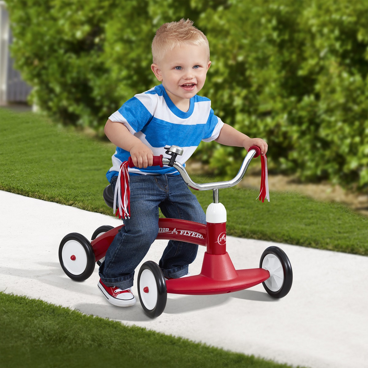 Cvadriciclu fara pedale Radio Flyer Scoot About, 1-3 ani - 1 | YEO