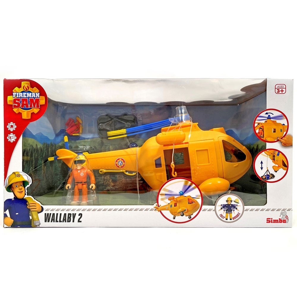 Elicopter Simba Fireman Sam Wallaby II cu figurina si accesorii - 3 | YEO