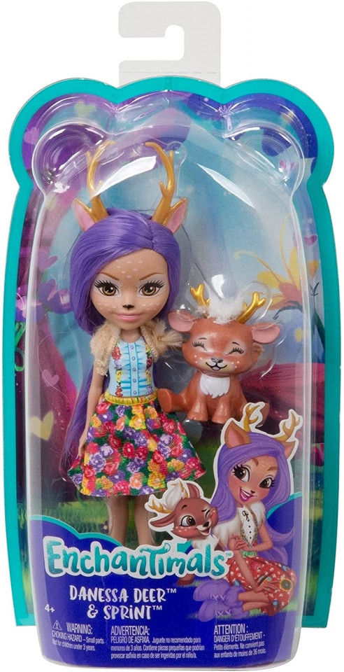 Enchantimals Papusi Cu Animalute Danessa Deer & Sprint - 1 | YEO