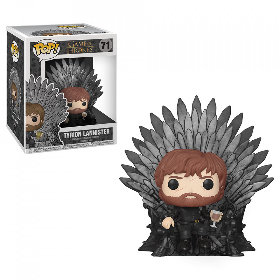 Figurina FUNKO Pop Deluxe Game of Thrones S10 Tyrion on Iron Throne - 1 | YEO