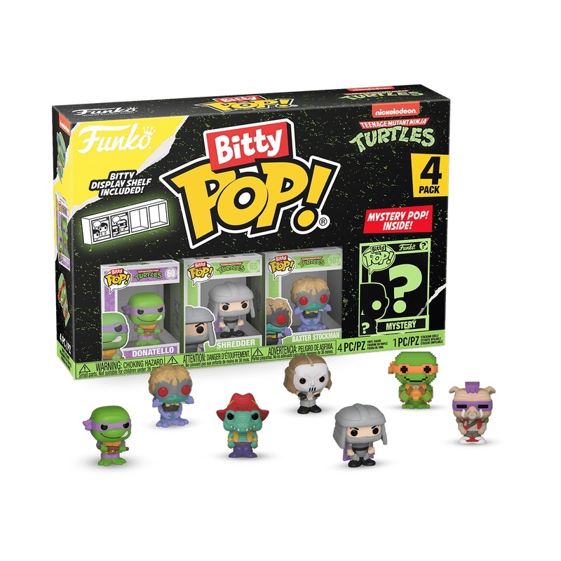 Funko Bitty POP: TMNT- Donatello 4PK