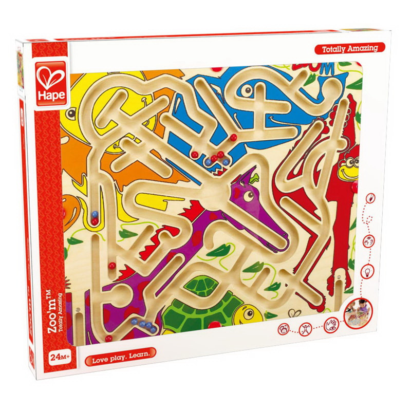 Hape Labirint Magnetic Zoo'M - Distractie La Dublu