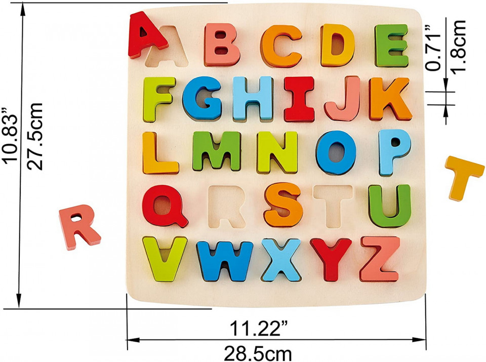 Hape Puzzle Alfabet Chunky - 3 | YEO