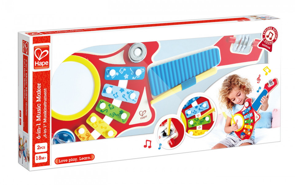 Hape Set Muzica 6-In-1