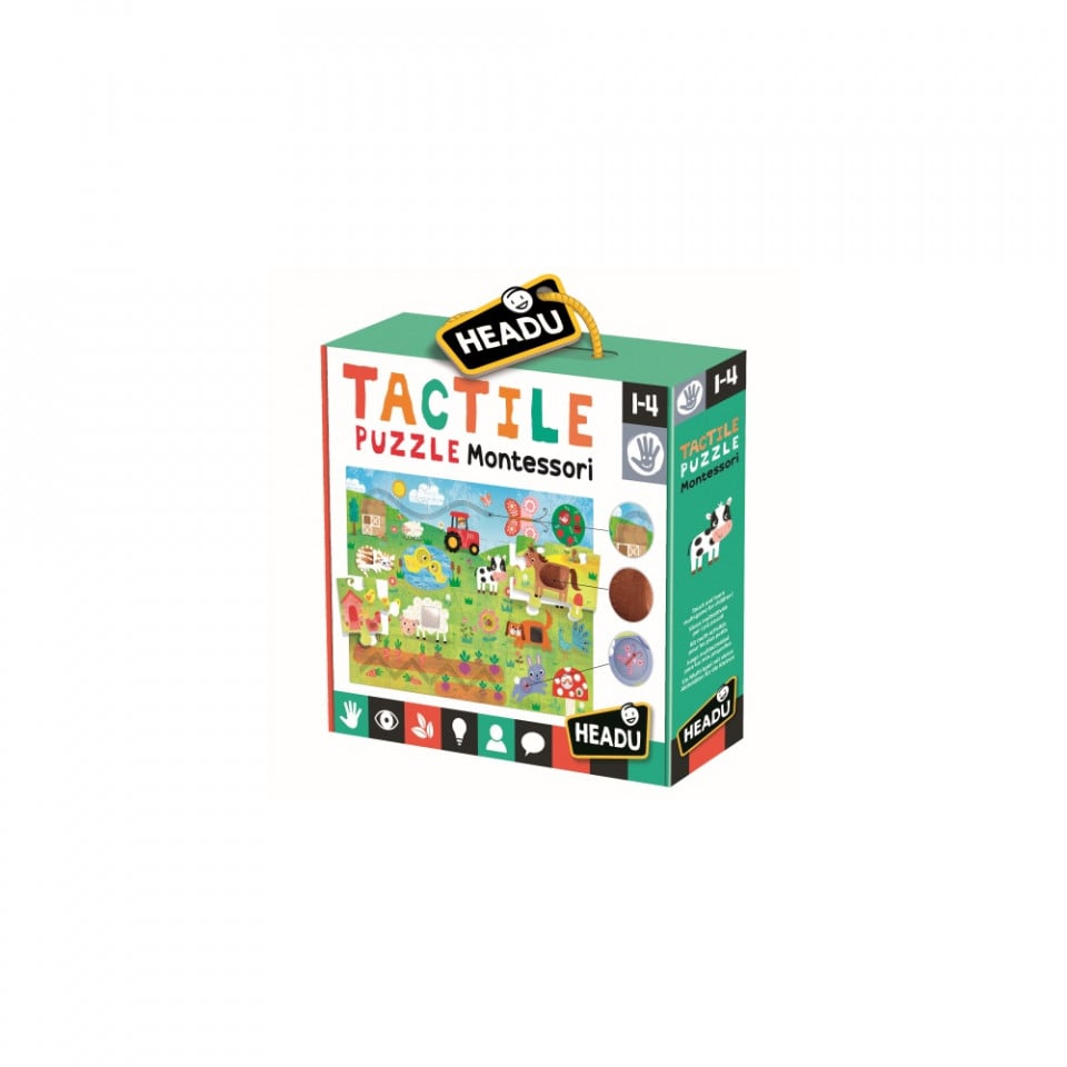 Headu Montessori - Puzzle Tactil - 1 | YEO