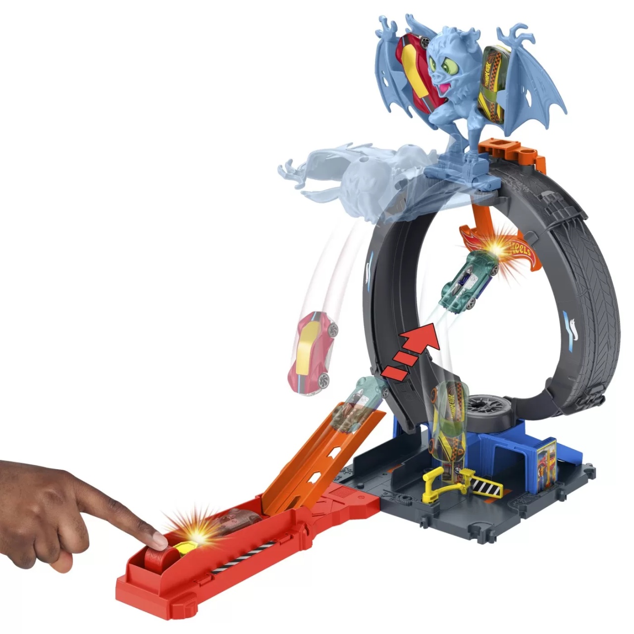 Hot Wheels City Pista Inamicilor Bucla Liliacului - 3 | YEO