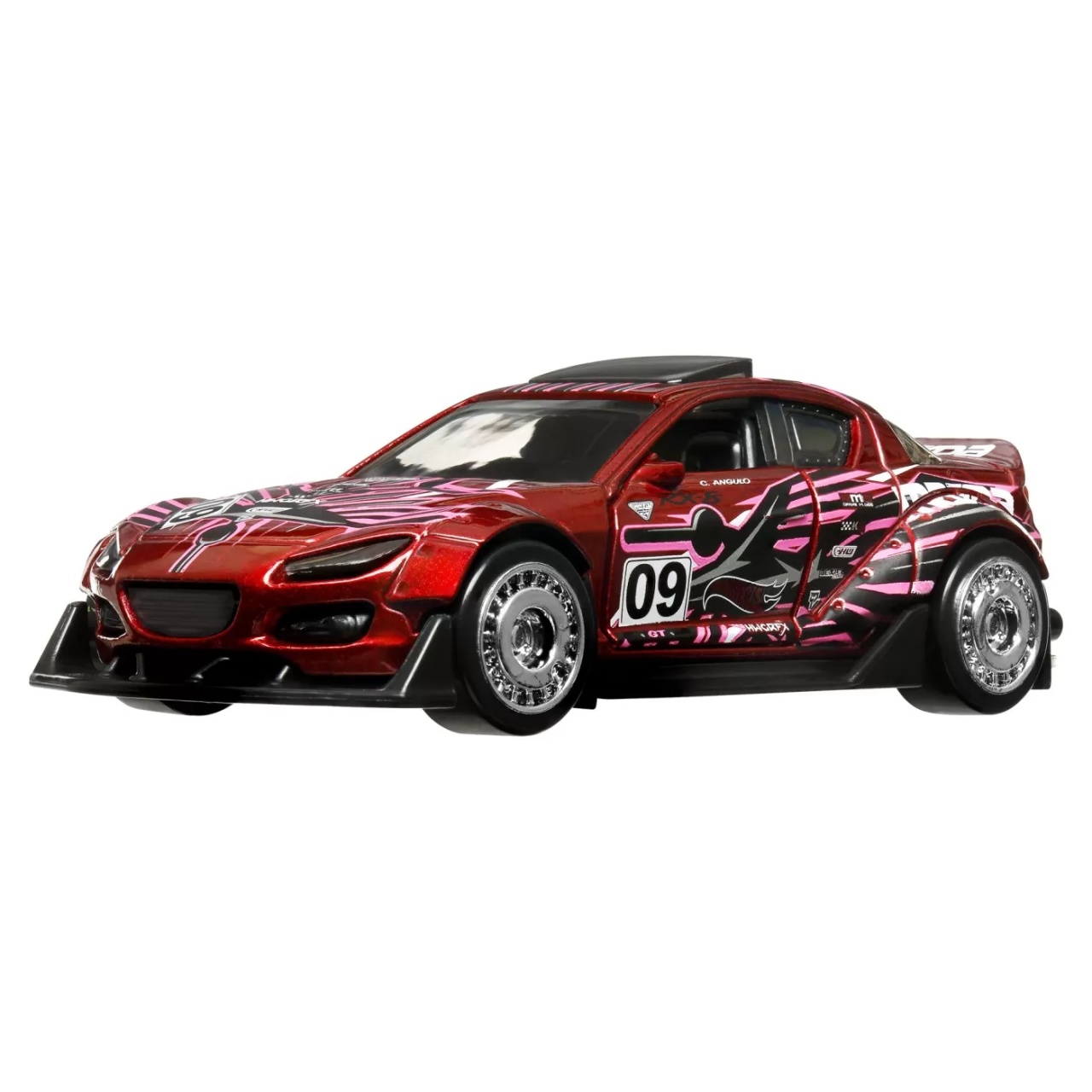 Hot Wheels Masinuta Metalica Cu Sistem Pull Back Mazda 2004 Rx8 Custom Scara 1:43 - 1 | YEO