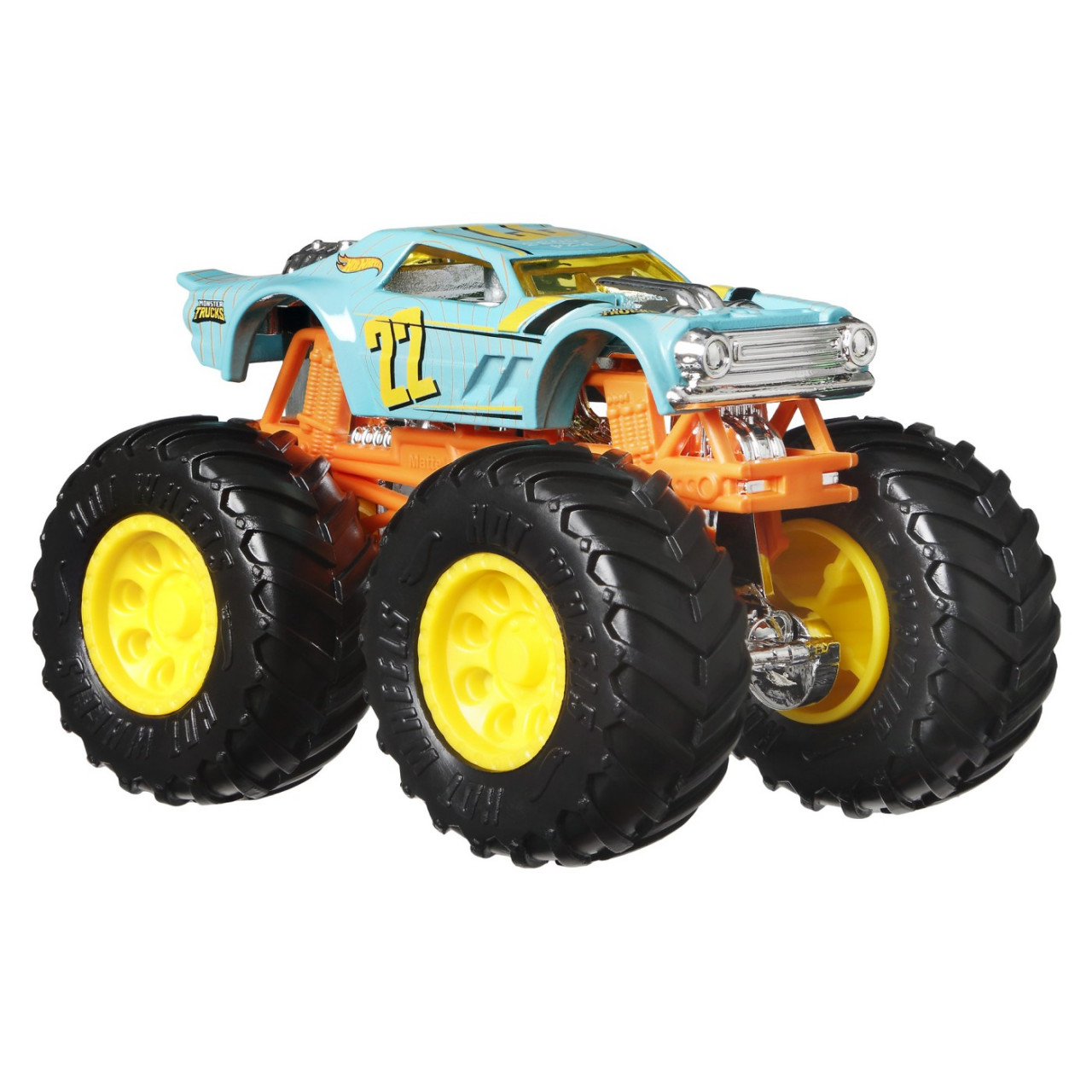 Hot Wheels Monster Truck Si Masinuta Metalica Night Shifter - 2 | YEO