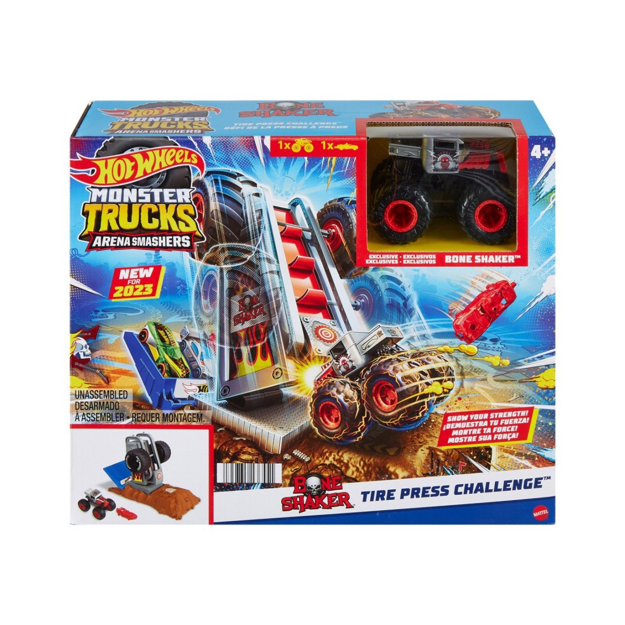 Hot wheels deals monster jam set