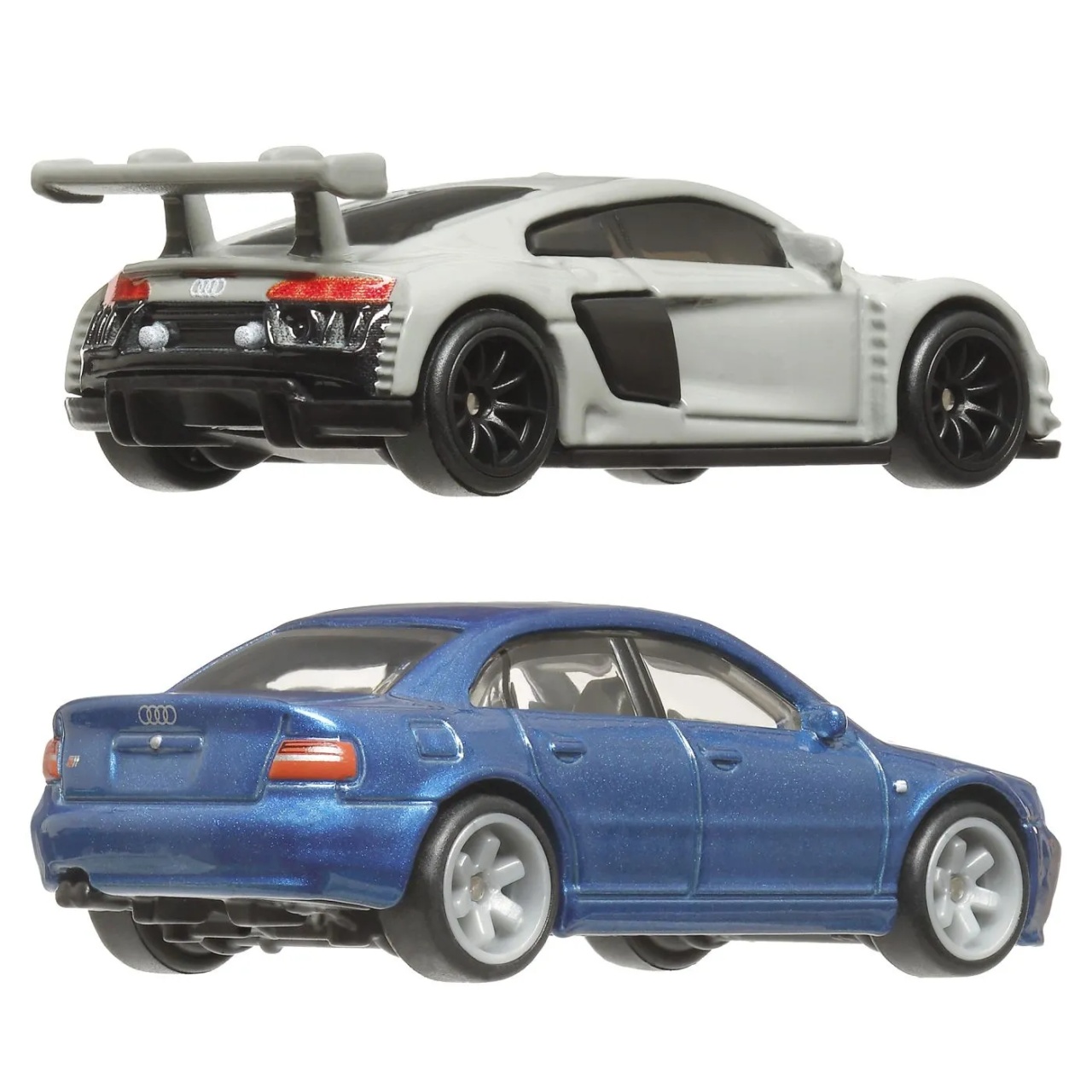 Hot Wheels Premium Set 2 Masinute Metalice Audi S4 Quattro Si Audi R8 Lms Scara 1:64 - 2 | YEO