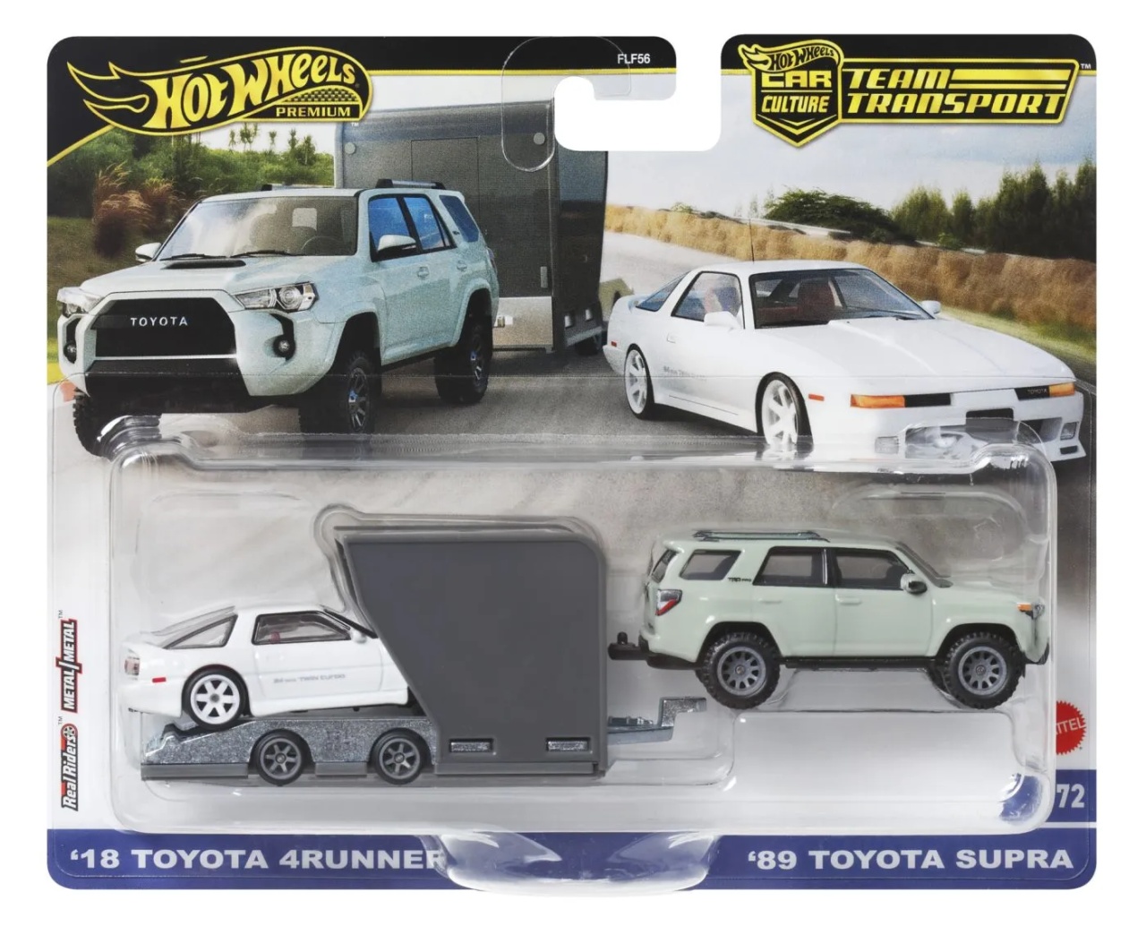 Hot Wheels Transportator Toyota 4Runner Cu Masinuta Toyota Supra Scara 1:64