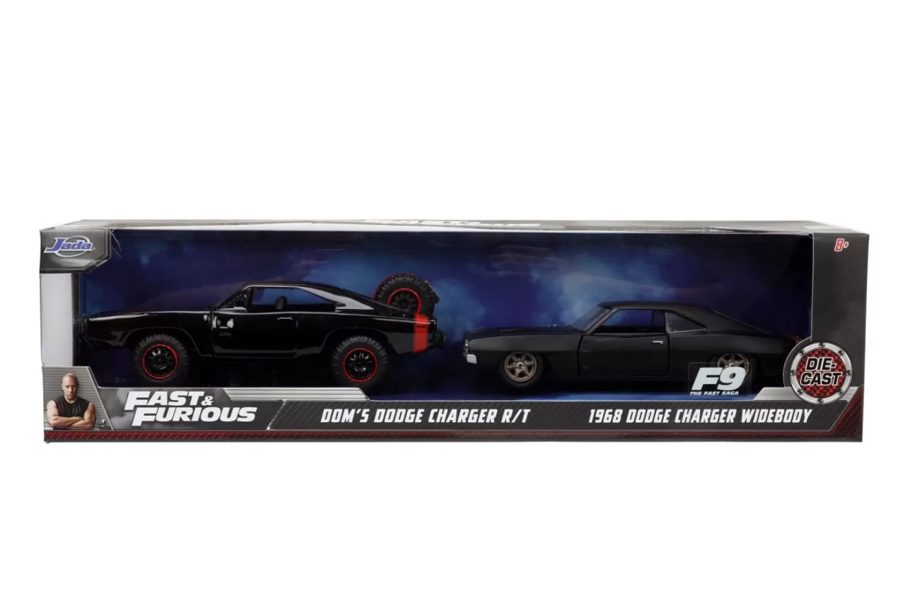 Jada Fast And Furious Set Masinute Metalice Dodge Charger Rt Si Dodge Charger Widebody Scara 1:32