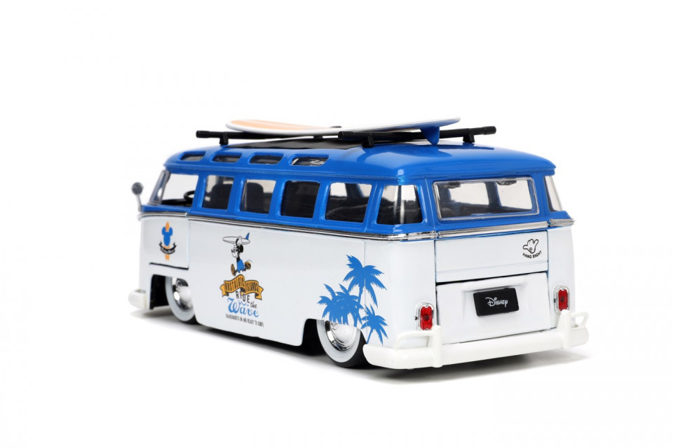 Jada Masina Din Metal Volkswagen T1 Bus Scara 1 La 24 Si Figurina Mickey Mouse - 3 | YEO