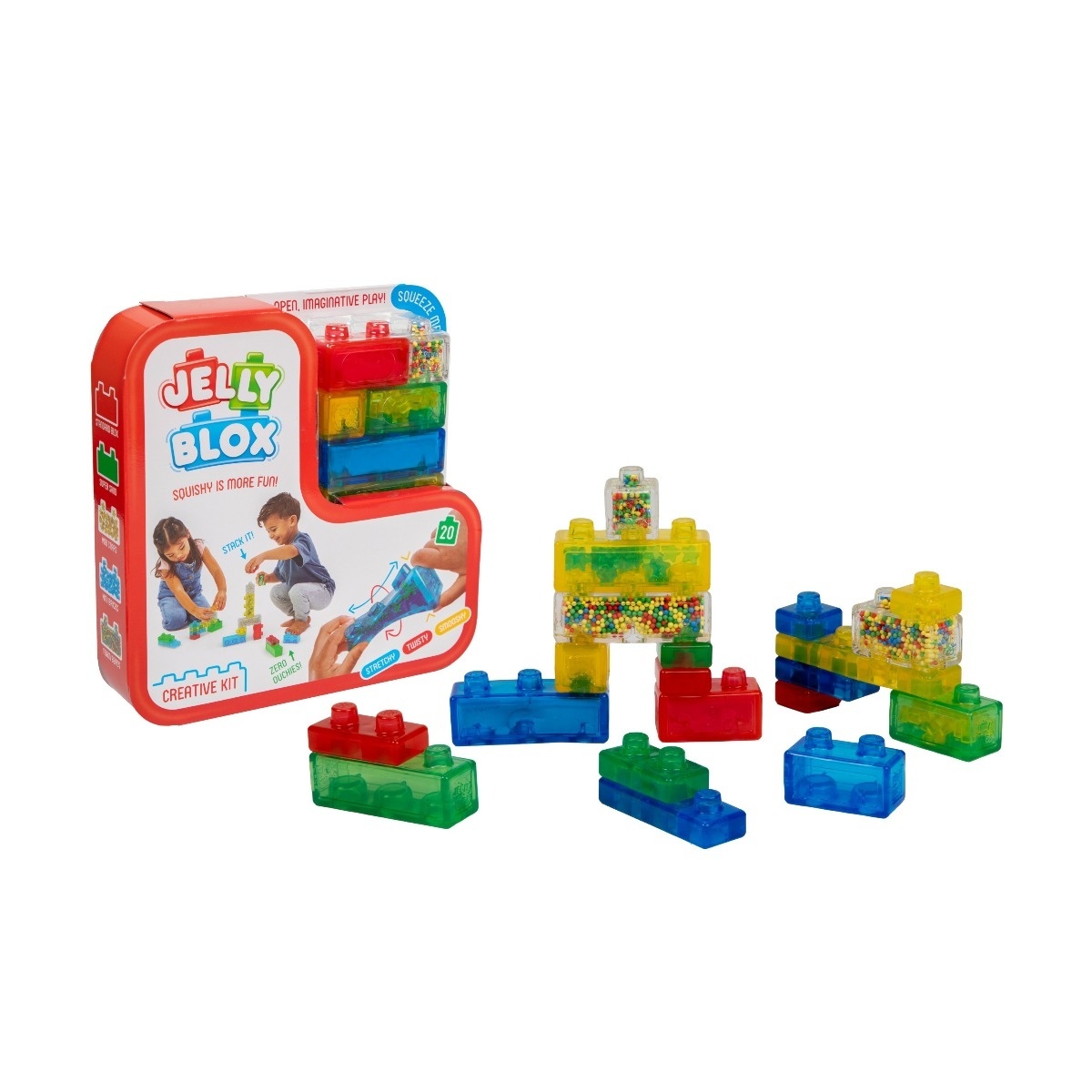 Jelly Blox - Set creativ de joaca, 20 piese