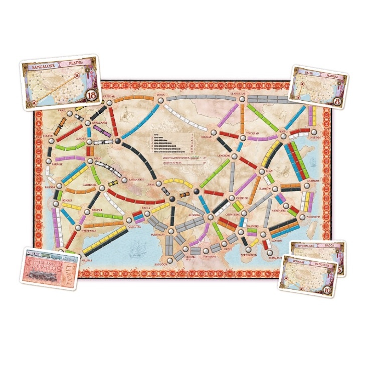 Joc de societate Ticket to Ride Map Collection Asia, extensie, limba engleza - 2 | YEO