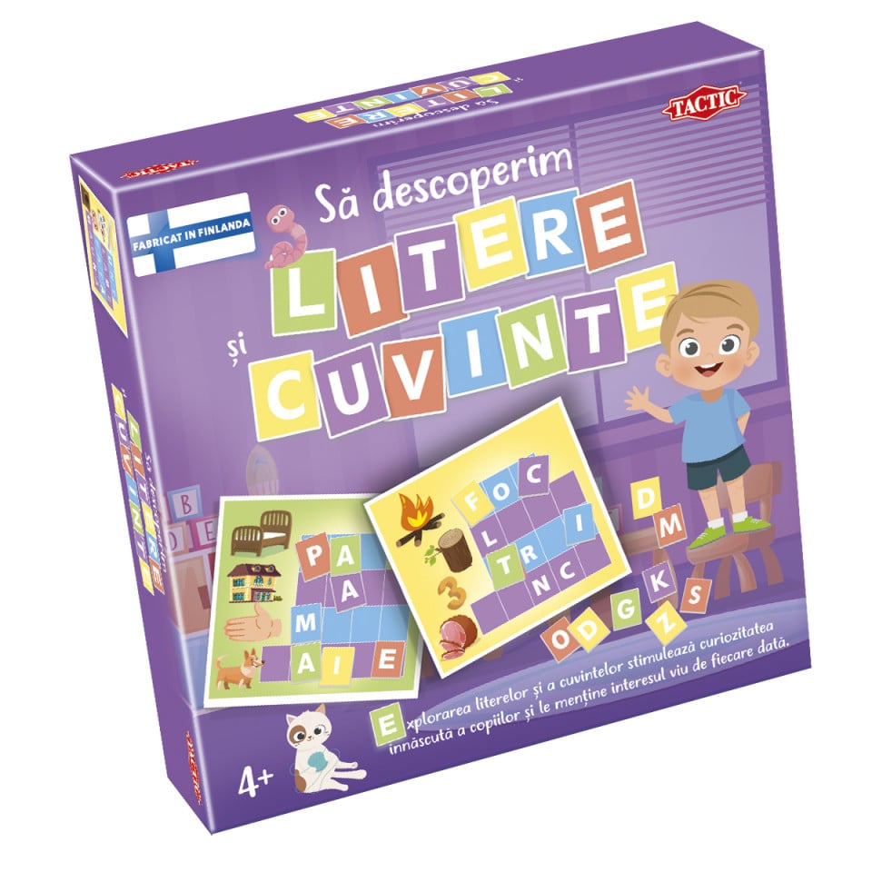 Joc educativ Sa descoperim Litere si cuvinte