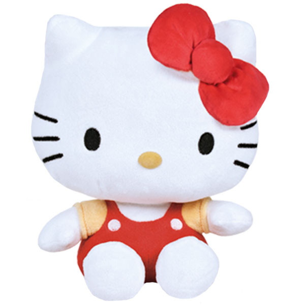 Jucarie din plus Hello Kitty Icon, Rosu, 22 cm