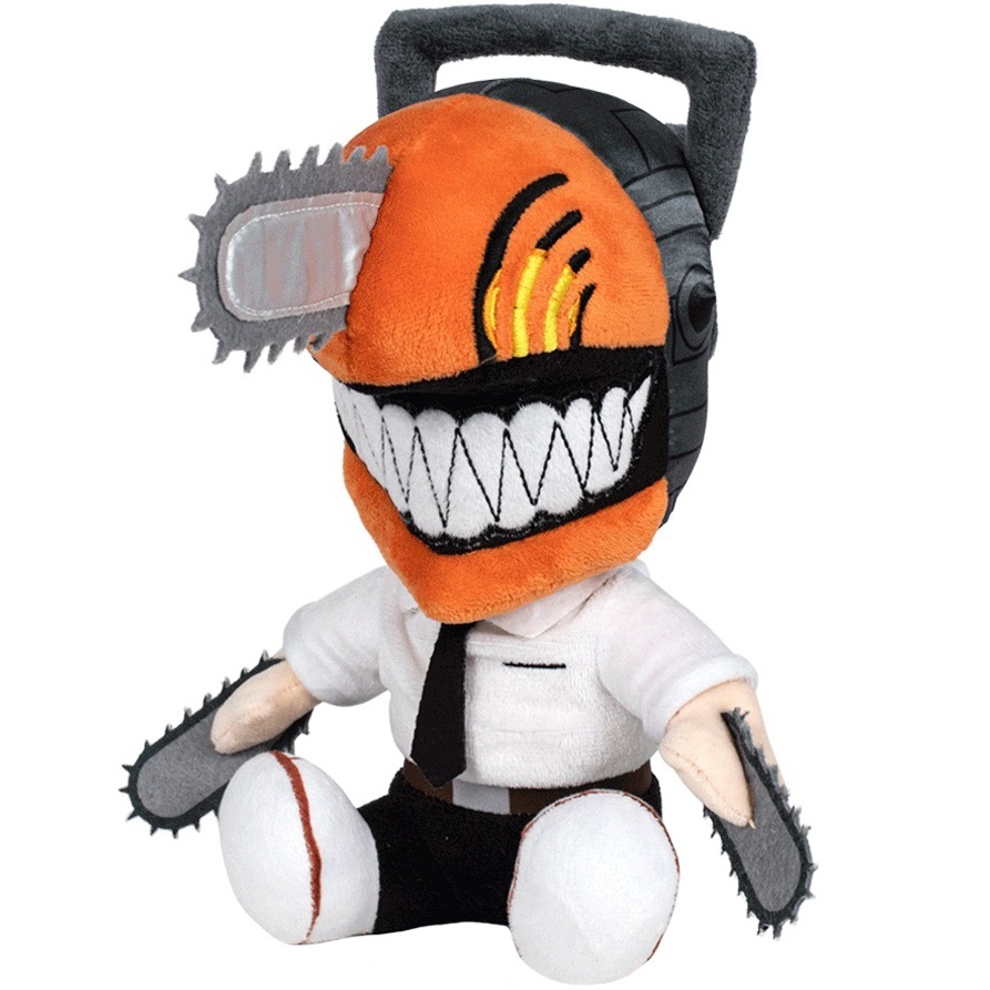 Jucarie din plus si material textil Chainsaw Man, 22 cm