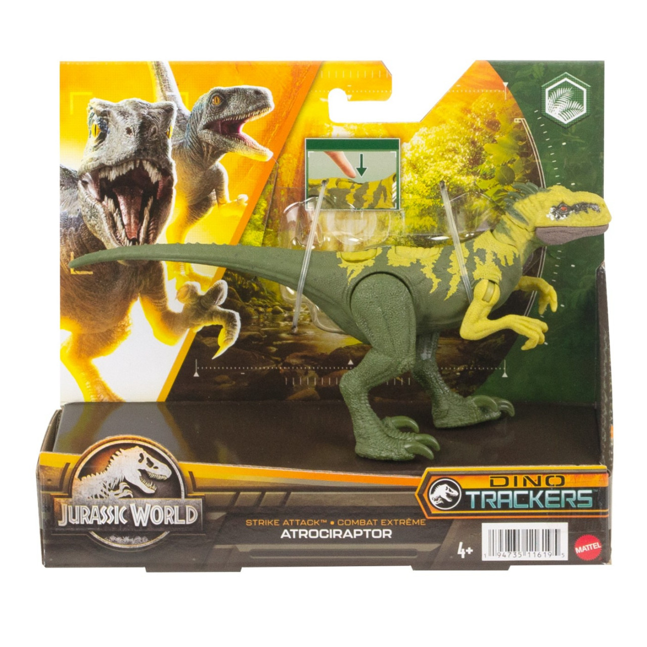 Jurassic World Dino Trackers Strike Attack Dinozaur Atrociraptor - 1 | YEO