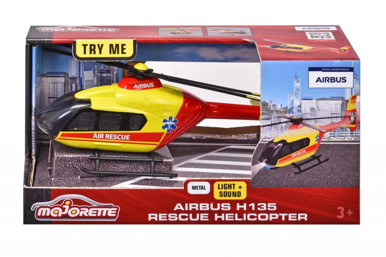 Majorette Elicopter De Salvare Airbus H135 Cu Sunete Si Lumini