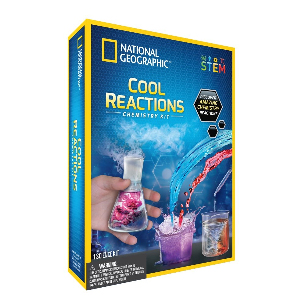 National Geographic - Kit creativ reactii chimice fascinante