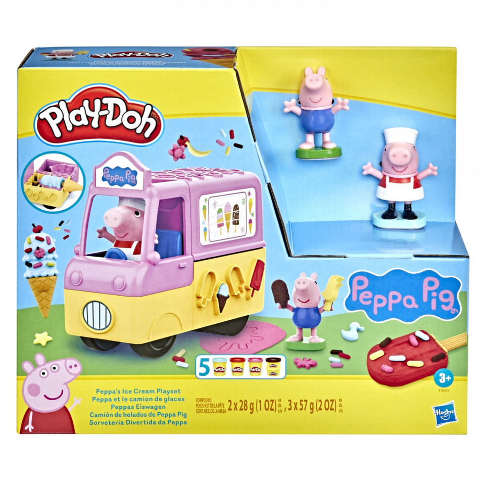 Play Doh Peppa Pig Si Masina De Inghetata